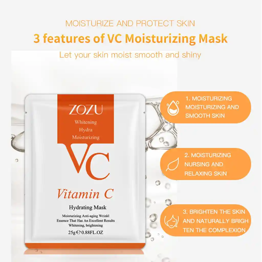 mascarilla hidratante vitamina c zOzu