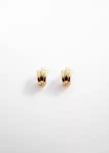Pendientes Galia Oro Talla 99 Mujer Mango