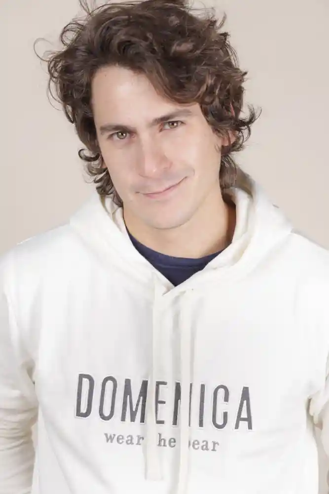 Hoodie Domenica Crema Unisex Talla Xl