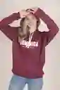 Hoodie Domenica Vinotinto Unisex Talla Xl