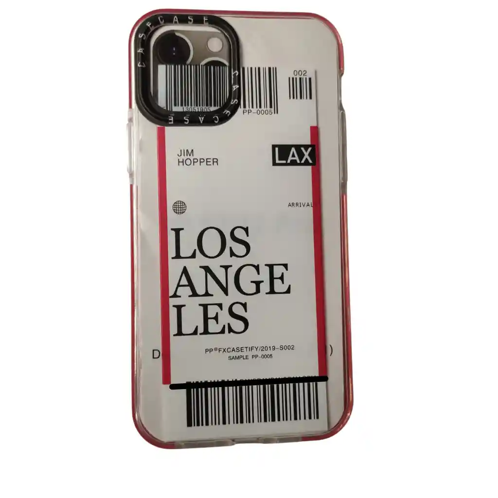 iPhoneFunda Case Ticket Fly Los Angeles Premium Compatible Con 12 Pro