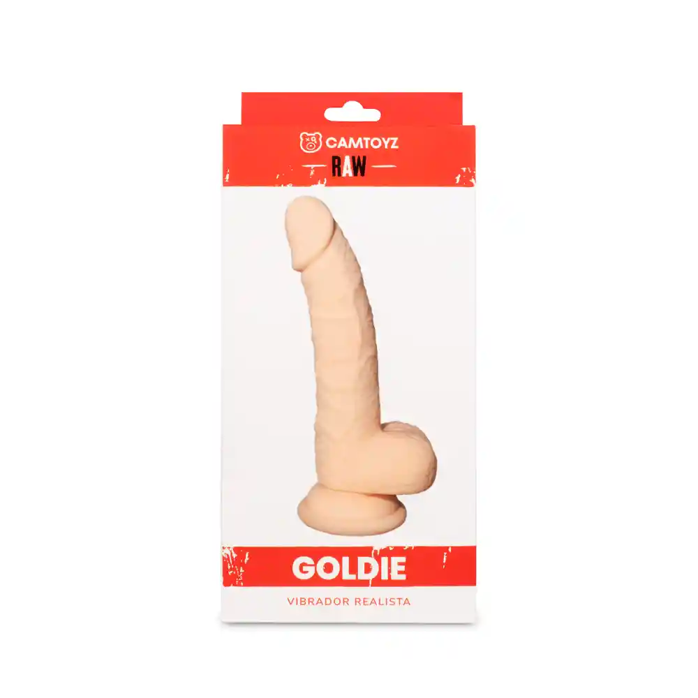 Vibrador Realista Goldie Piel 19 Cm Camtoyz