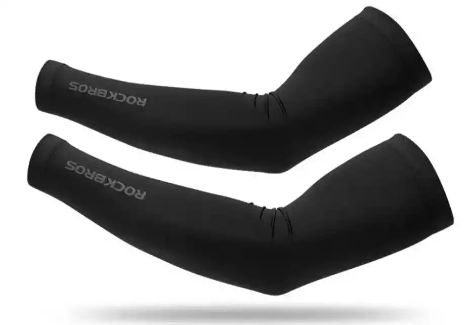 Mangas Ciclismo Deportivas Proteccion Solar Uv Rockbros Negro Talla S