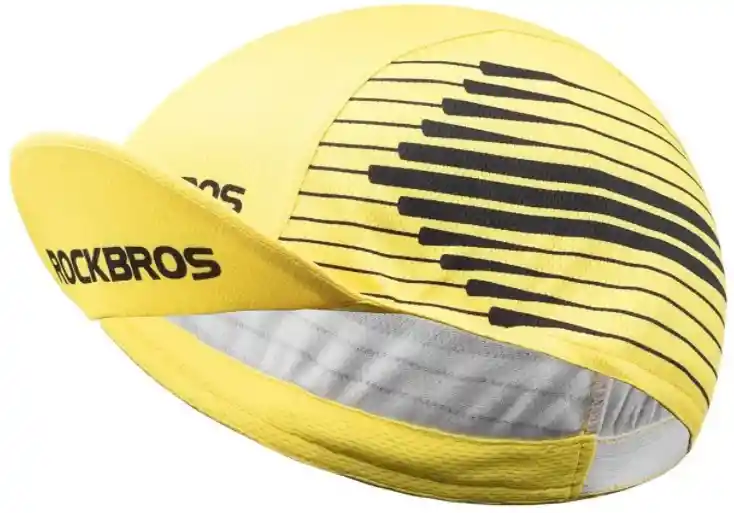 Gorra Ciclismo Cap Ruta Y Mtb Rockbros Tall U Amarillo