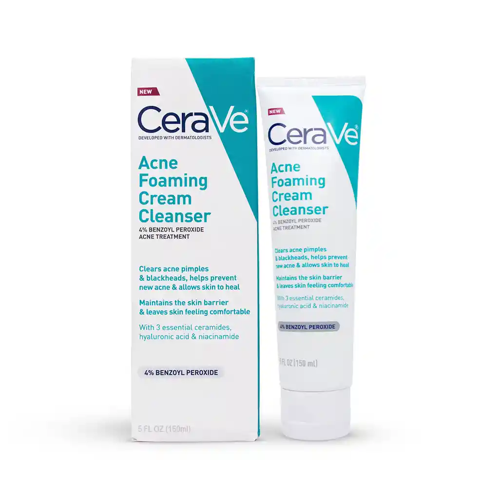 Acne Foaming Cream Face Cleanser Cerave