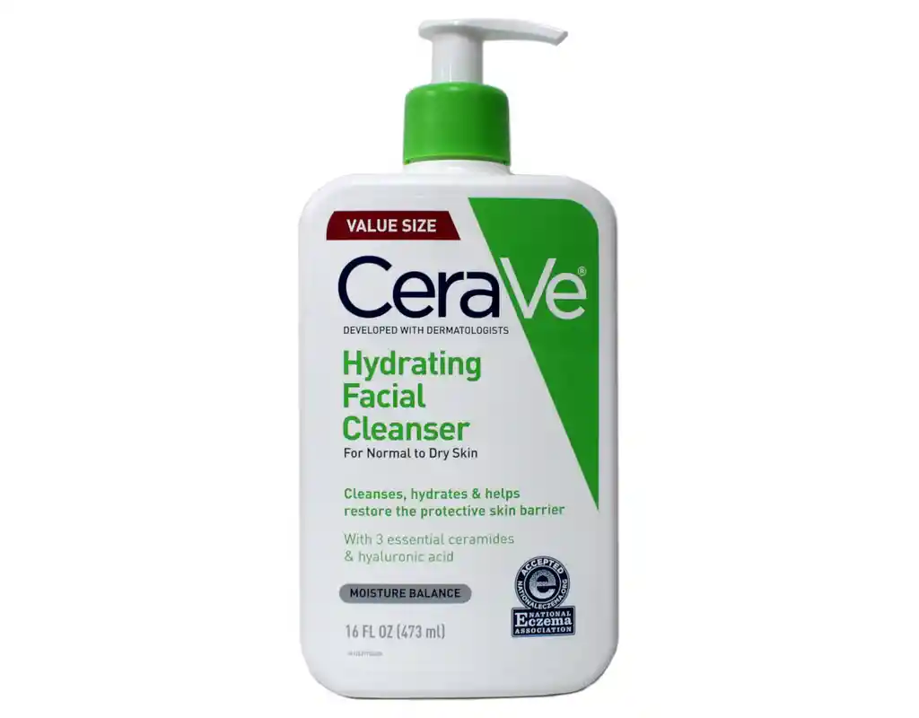 HYDRA Ting Face Cleanser For Normal To Dry Skin Cervave