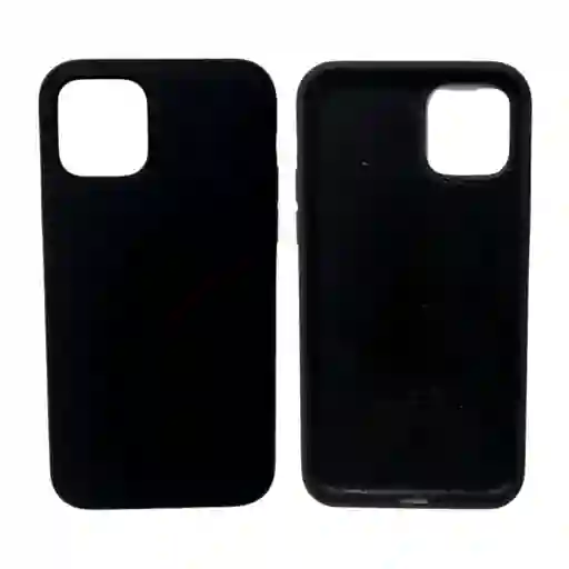 Iphone 11 Funda Estuche Silicone Case Negro Para 11