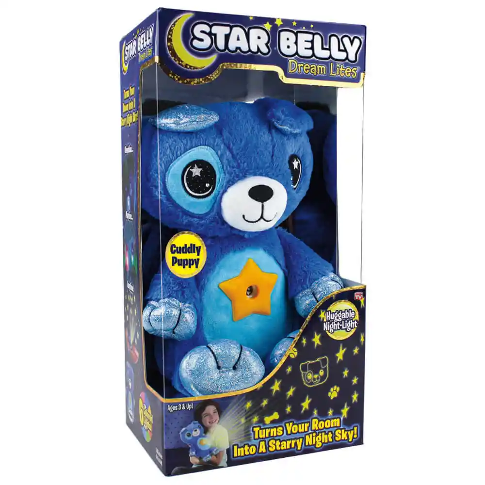 Peluche Star Belly Con Proyector De Estrellas