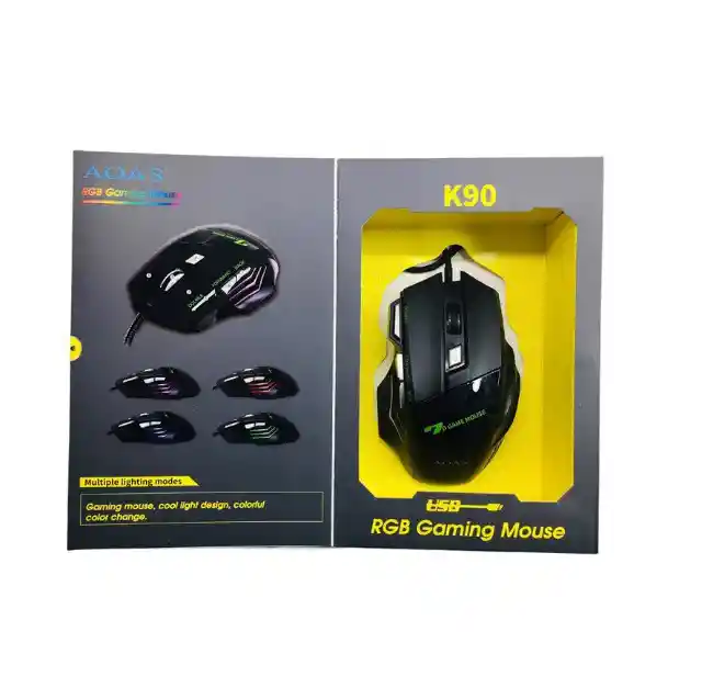 Mouse Gamer 7 Botones Aoas K90