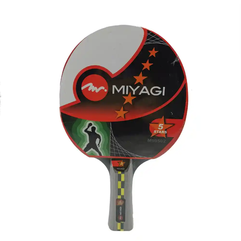 Raqueta Ping Pong Tenis Mesa Miyagi 5 Stars Profesional