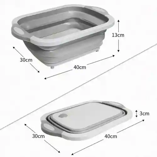Tabla De Cocina Para Picar Cortar Plegable Multifuncional