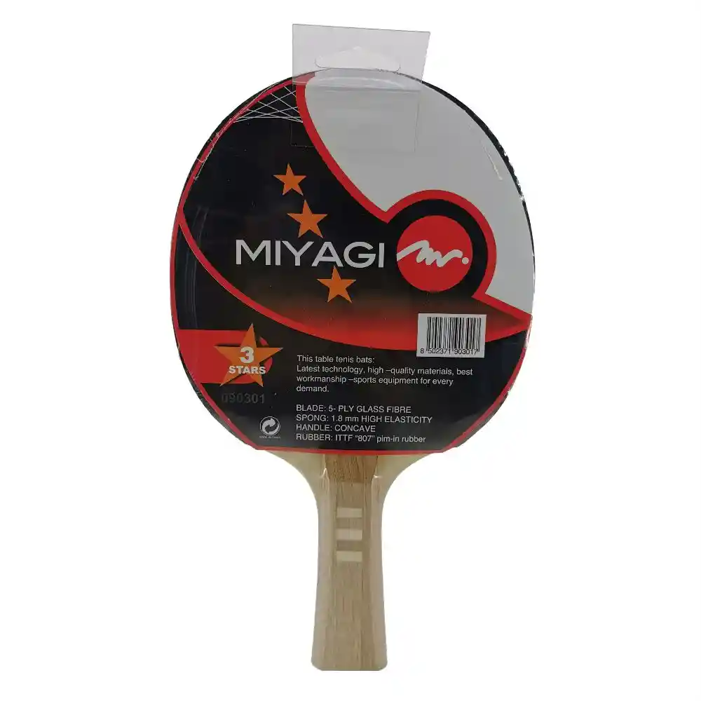 Raqueta Ping Pong Tenis De Mesa Miyagi 3 Stars Original