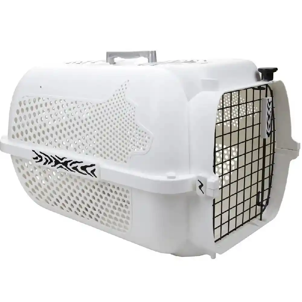 Guacal Para Perros Dog It Blanco Atigrado Talla Xl