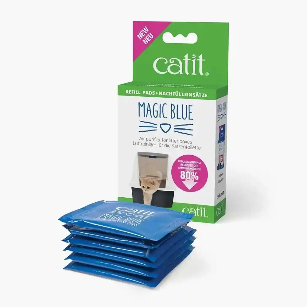 Six Pack Repuestos Filtros Para Arenera Catit Magic Blue