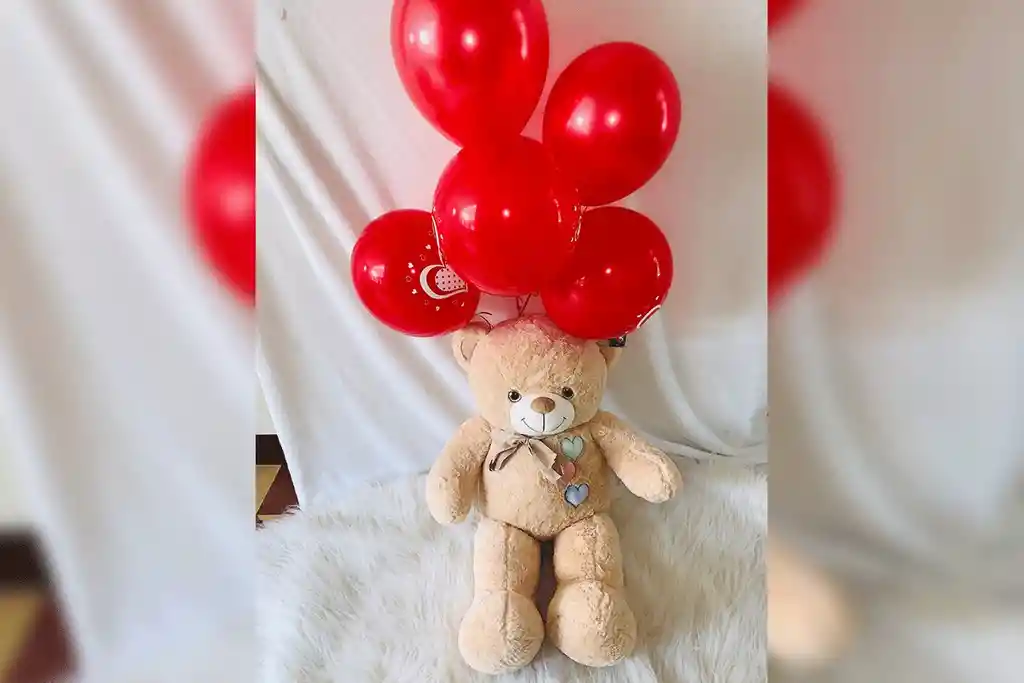 Oso Gigante Mas Globos