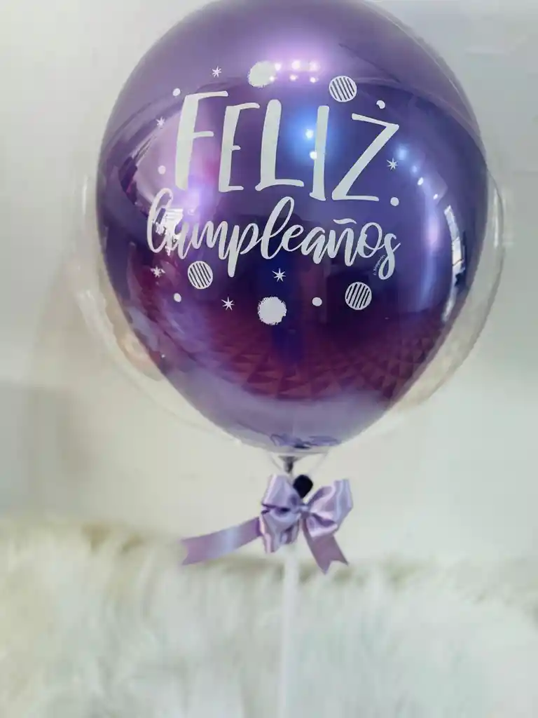 Globo Burbuja Feliz Cumpleaños