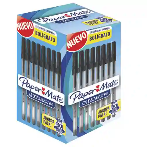 Kilometrico Boligrafonegro 1.0Mm Ahorra Pack X60