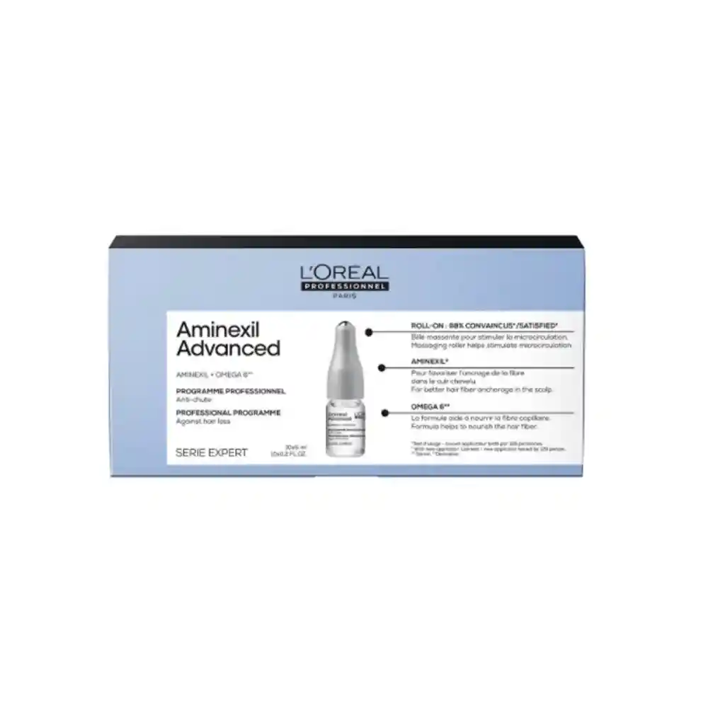 Serie Expert Ampolletas Control Caida Cabello Aminexil Advanced10X6Ml Loreal