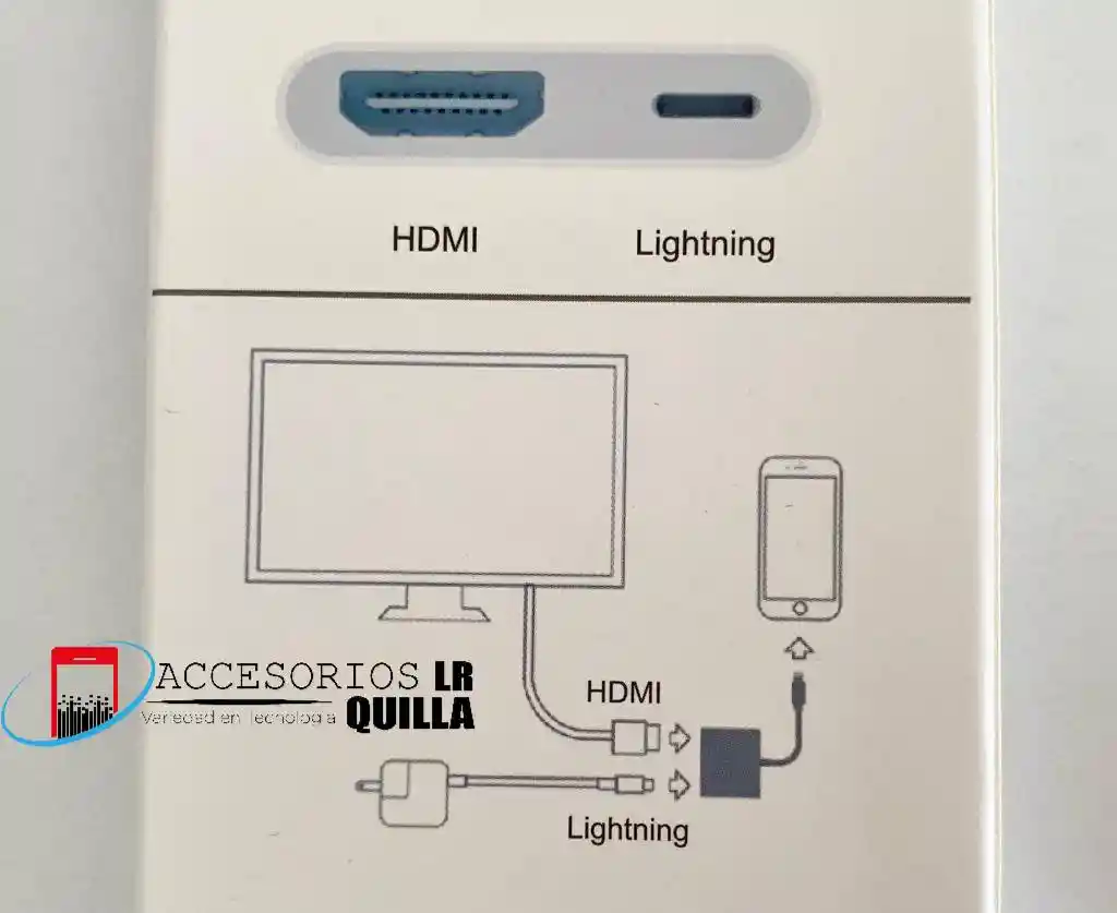 Adaptador Lightning A Hdmi Para Iphone/ipad