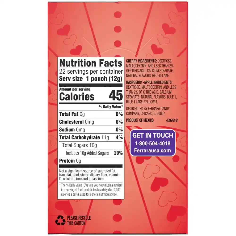 Fun Dip Dulce Edicion Limitada Valentines9.46 Oz