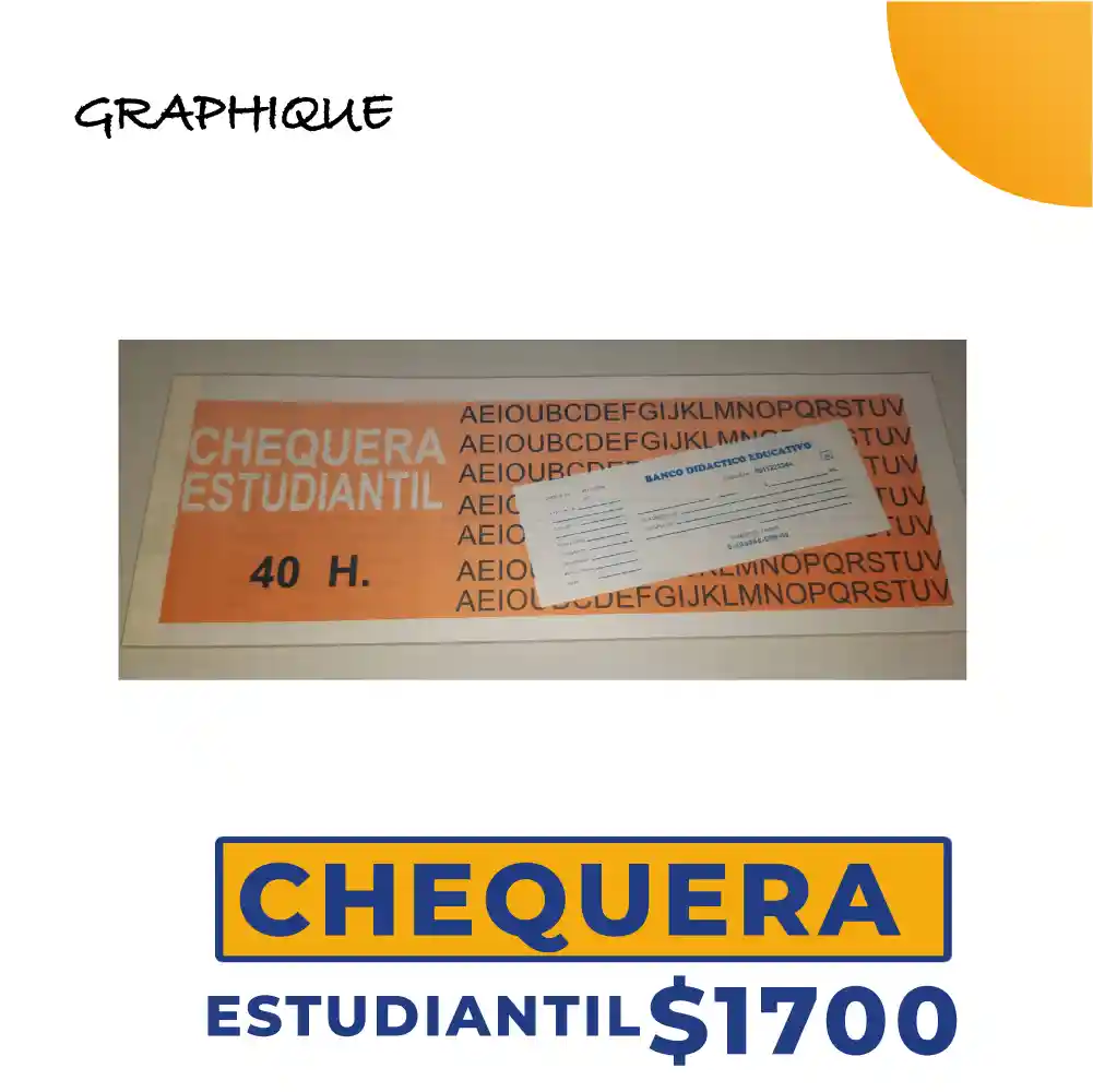 Chequera Estudiantil