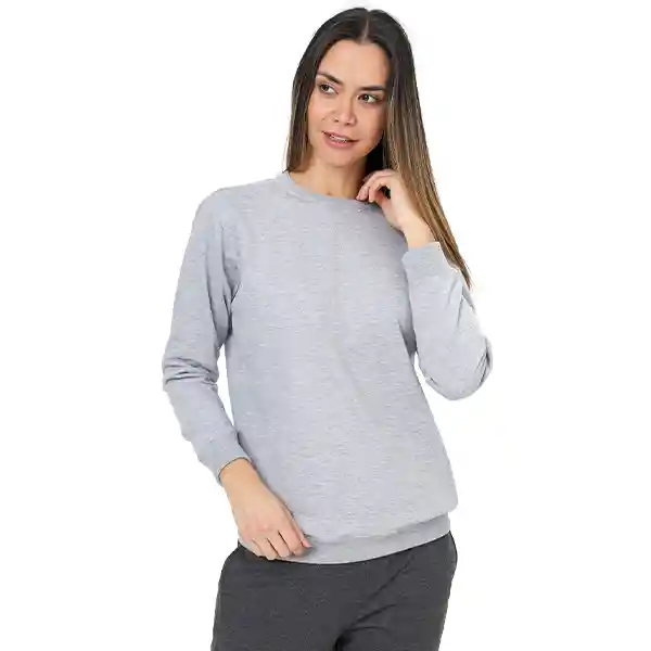 Buzo Mujer Sierra Nevada Talla S Color Gris Claro