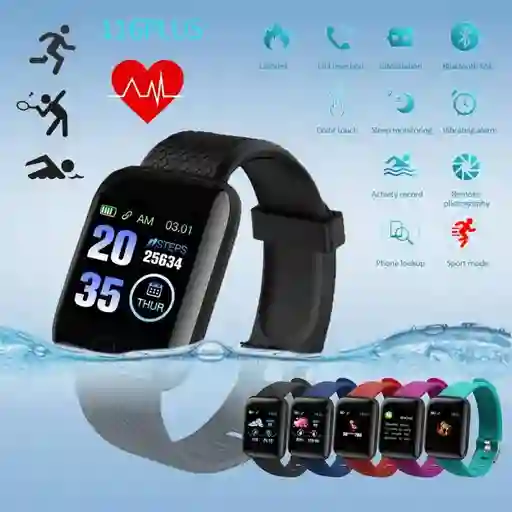 Smart Watch Reloj Inteligente 116 Plus A Prueba De Agua