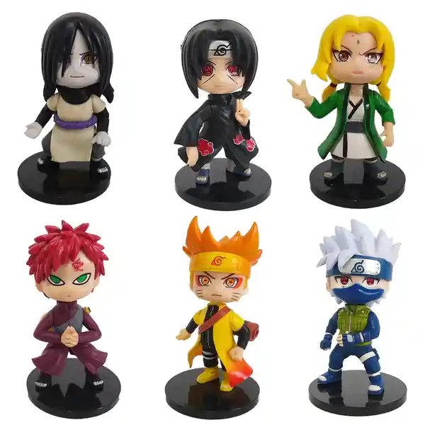 Figuras Coleccionables Naruto X6 Naruto Modo Zorro