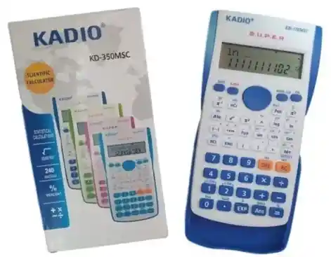 Calculadora Científica Kadio Kd-350msc 240 Funciones De Colores