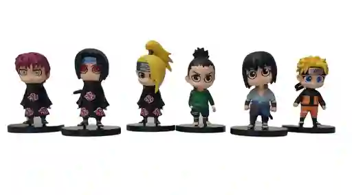 Figuras Coleccionables Naruto X6 Con Caja