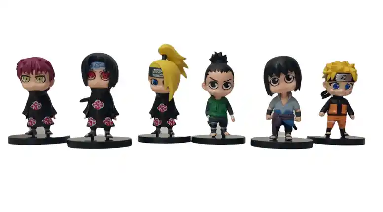 Figuras Coleccionables Naruto X6 Con Caja