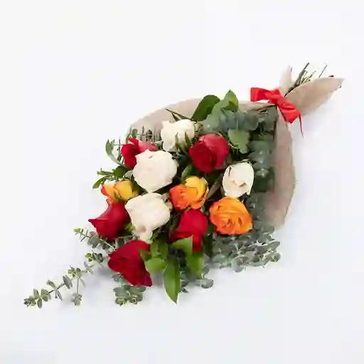 Bouquet 12 Rosas Mix