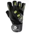 Guantes Cuero Muñequera Miyagi Pesas Barra Gimnasio Fitness