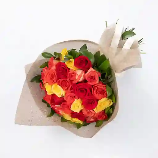 Bouquet 30 Rosas Mix