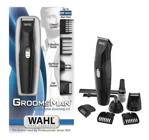 Wahl Maquina Groons Man Recargable Kit Multiusos Personal