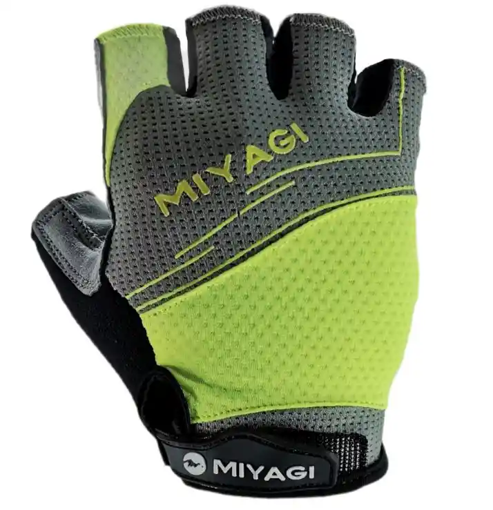 Guantes Protección Miyagi Ciclismo Fitness Gimnasio Pesas