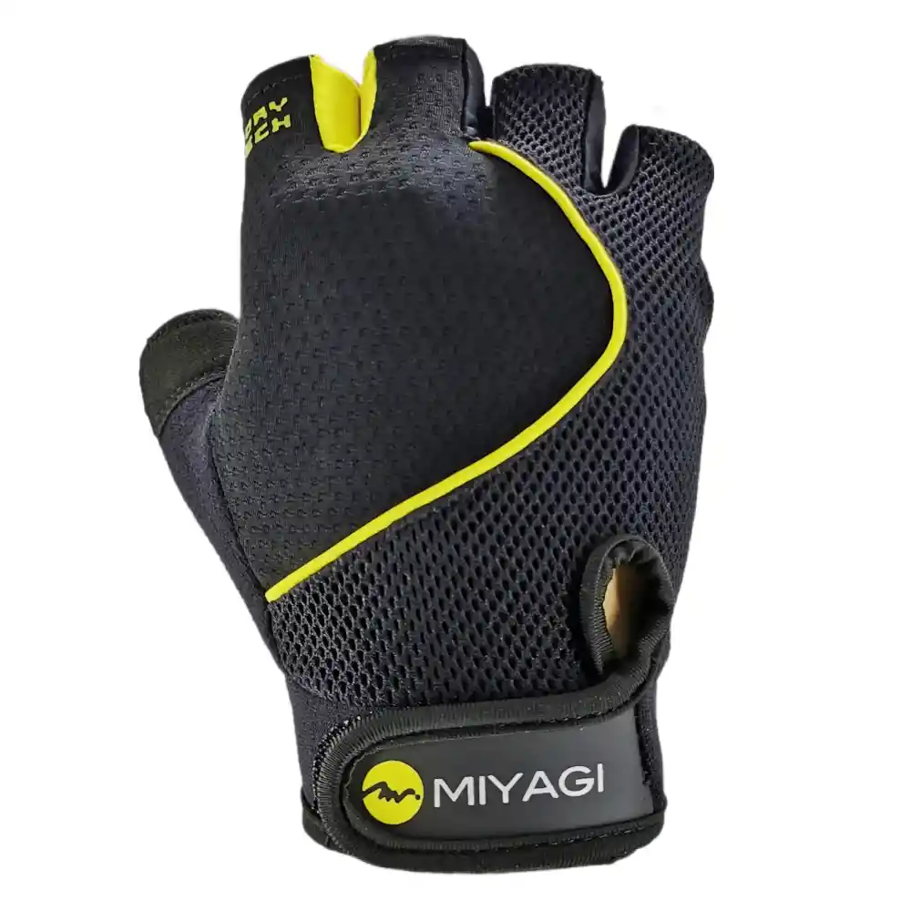 Guantes Protección Miyagi Ciclismo Fitness Gimnasio Pesas