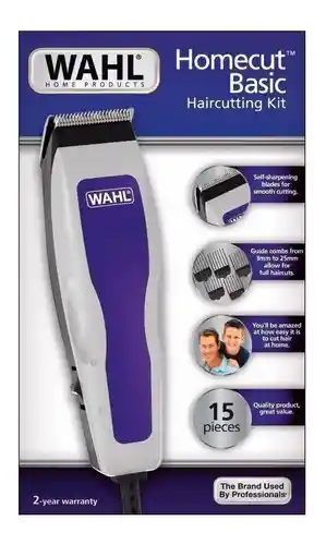 Wahl Maquina Home Cut Basic Cortadora Kit 15 Piezas