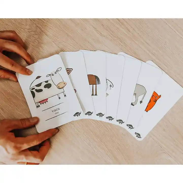 Kocodio Flashcards Animales De La Granja Cartas Didácticas Niños