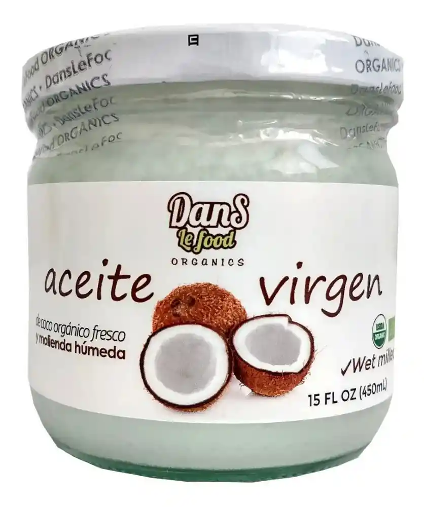 Dans Le Food Aceite De Coco Organico - 450G