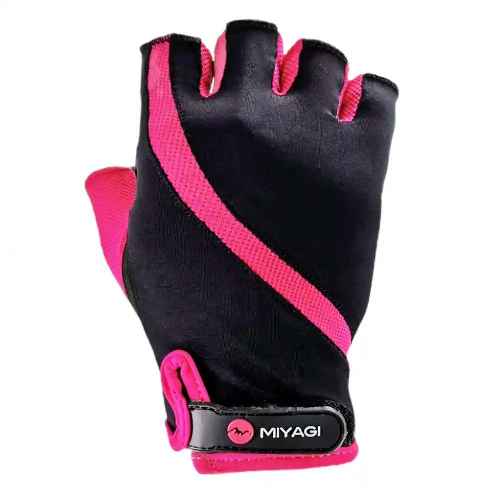 Guantes Mujer Miyagi Ciclismo Fitness Pesas Crossfit Barras Gym