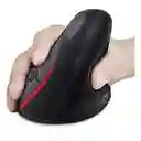 Mouse Vertical Inalámbrico Recargable Weibo Wb-881 Negro