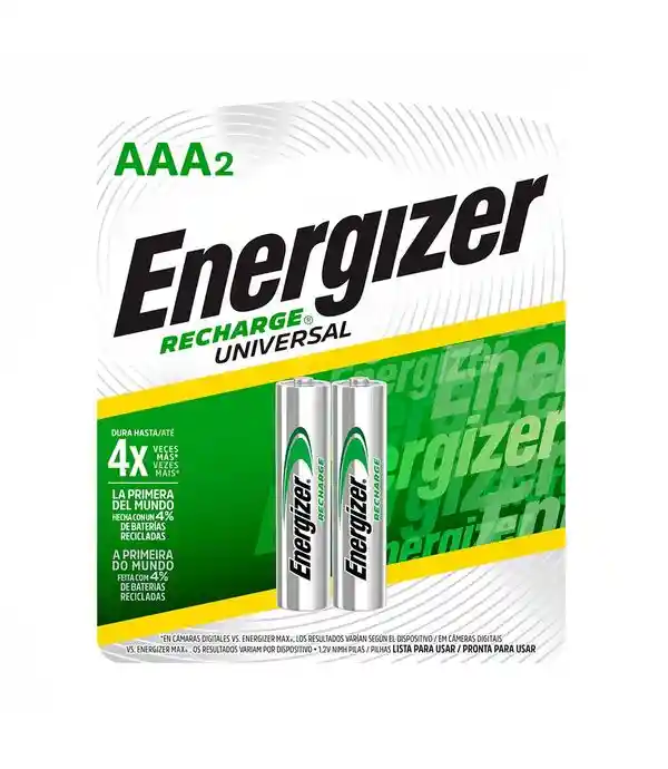 Batería Aaa Energizer Recargable 700mah