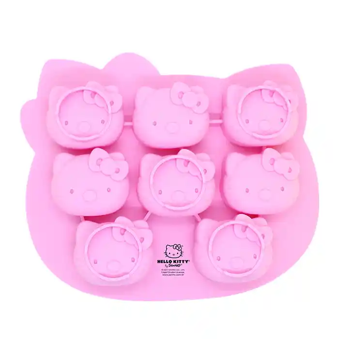 Molde En Silicona Hello Kitty Hk003 8 Figuras