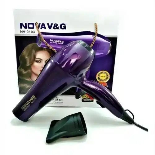 Nova Secador De Pelo Caliente Frio 5000W Cabello Profesiona