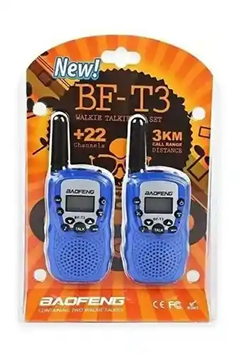 Boquitoquis Baofeng Bf -t3 Radio Telefono Inalambrico X2