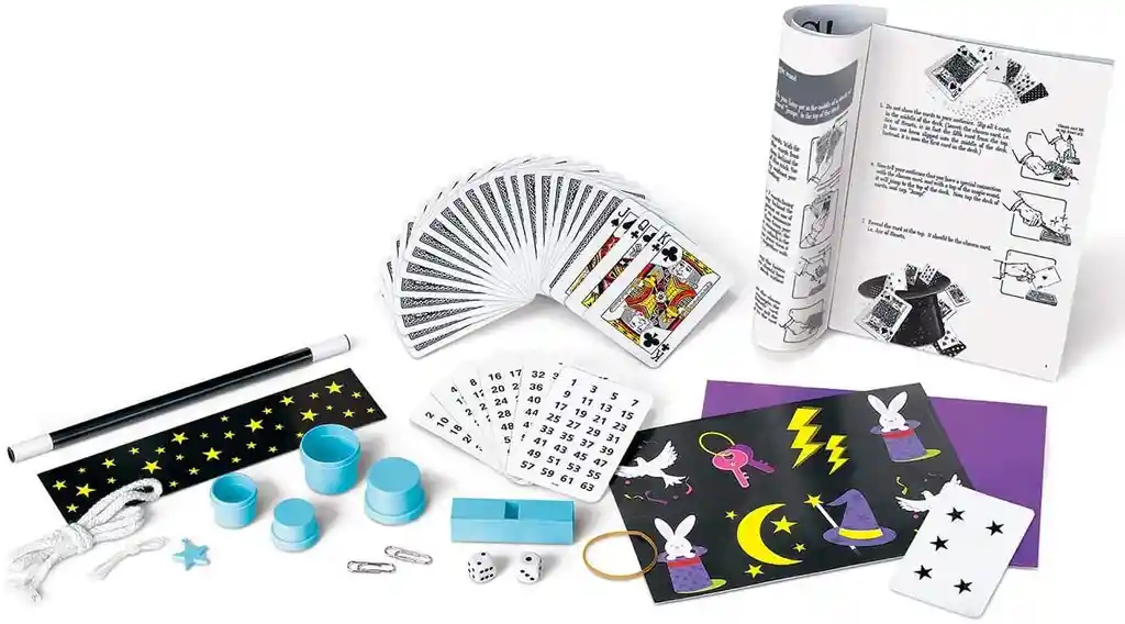 Kit Magia Para Niños Juego Mago Trucos Varita Mágica