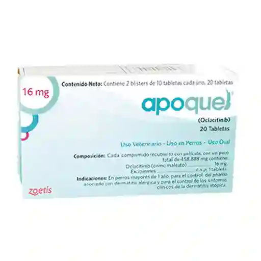 Apoquel 16mg Blister X 10tabs