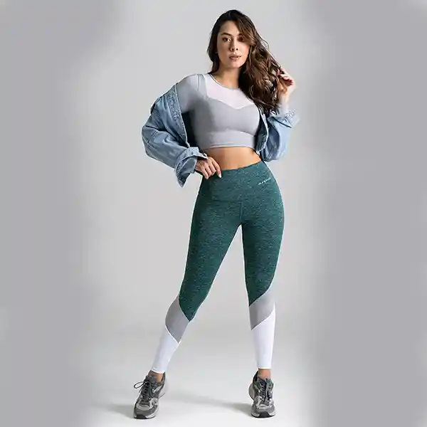 Leggins Deportivo Dama Verde