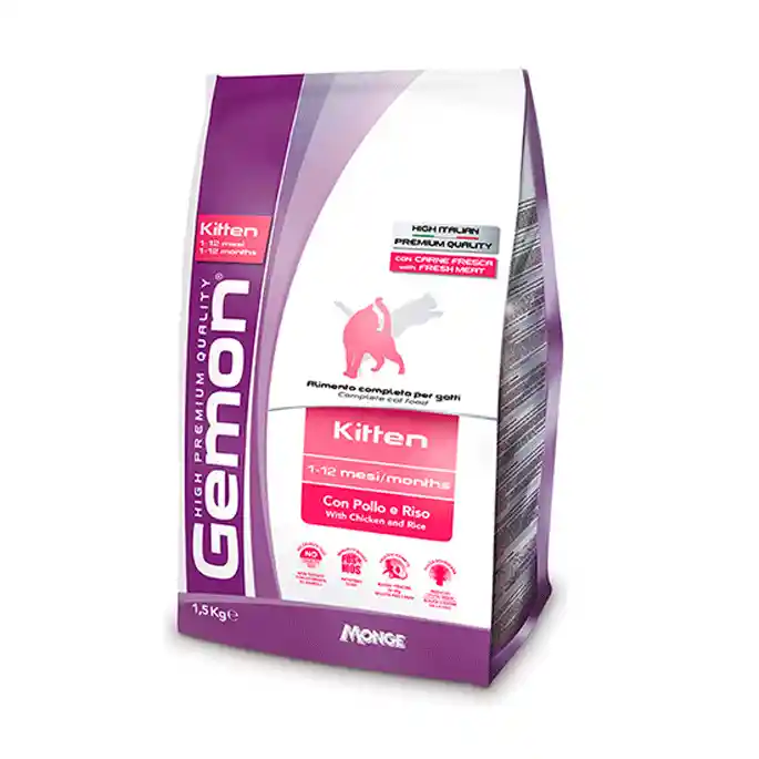 Gemon Cat Kitten Chicken And Rice X 1,5 Kg